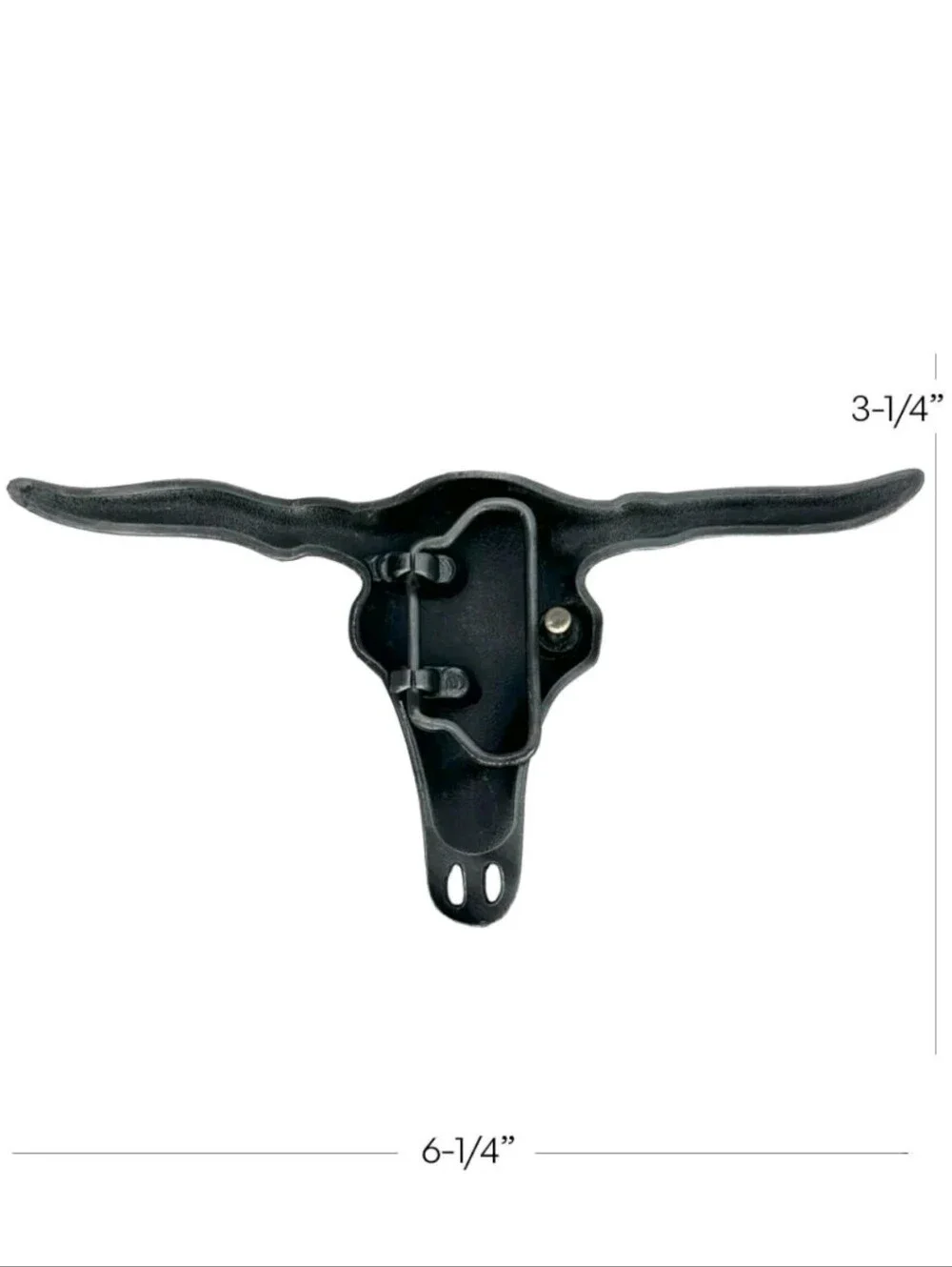 Cowboy Texas Rodeo Gold or silver Texas longhorn steer belt buckle